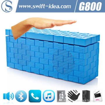 2-Channel Stereo Wireless Wave Induction Bluetooth Mini Portable Speaker (G800)